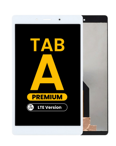 Picture of LCD Assembly without Frame for Galaxy Tab A 8.0 (T295) (WHITE) (LTE Version) (Premium)