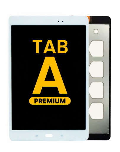 Picture of LCD Assembly without Frame for Galaxy Tab A 9.7 (T550) (WHITE) (Premium)