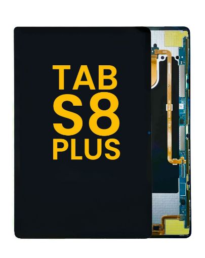 Picture of OLED Assembly without Frame for Galaxy Tab S8 Plus (2022) (X800 / X806) (BLACK) (Service Pack)