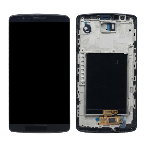 Picture of LCD Assembly with Frame for LG G3 (D850) (BLACK) (Premium)