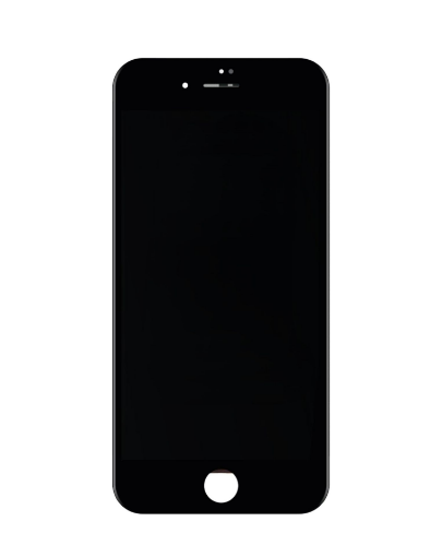 Picture of LCD Assembly with Steel Plate for iPhone SE (2020 / 2022) (Black) (Aftermarket / QV6)