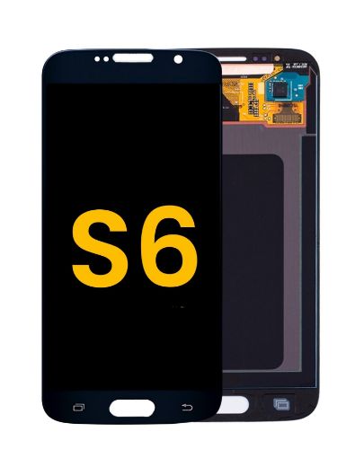 Picture of OLED Assembly without Frame for Galaxy S6 G920 (BLACK) (Service Pack)