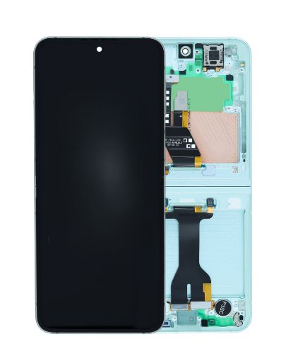 Picture of OLED Assembly with Frame for Galaxy Z Flip 6 F741 (MINT) (US & International) (Service Pack)