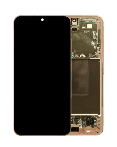 Picture of OLED Assembly with Frame for Galaxy S24 (S921) (SANDSTONE ORANGE) (US / International) (Premium)
