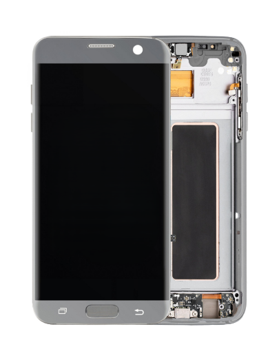 Picture of OLED Assembly with Frame for Galaxy S7 Edge (G935) (SILVER) (Premium)