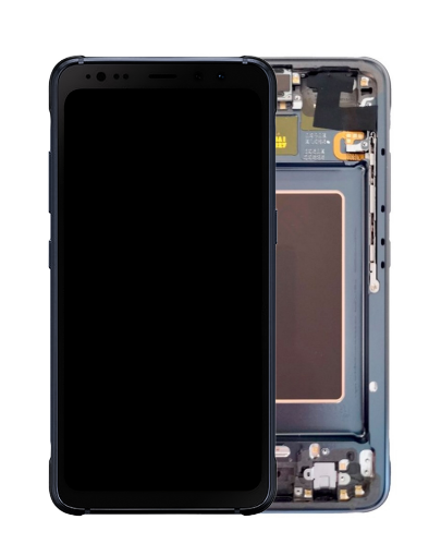 Picture of OLED Assembly with Frame for Galaxy S8 Active (G892) (BLACK) (Premium)