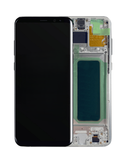 Picture of OLED Assembly with Frame for Galaxy S8 Plus (G955) (ARCTIC SILVER) (Aftermarket OLED)