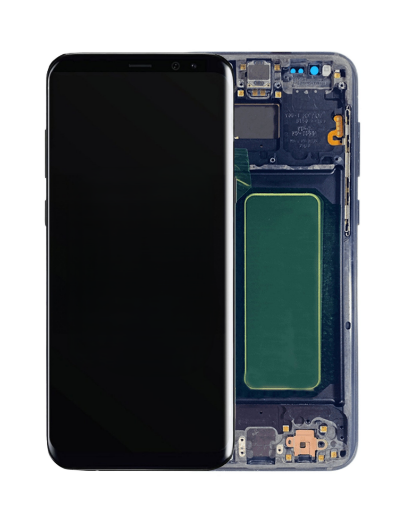 Picture of OLED Assembly with Frame for Galaxy S8 Plus (G955) (MIDNIGHT BLACK) (Aftermarket OLED)