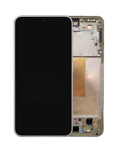 Picture of OLED Assembly with Frame for Galaxy S23 (S911) (CREAM) (Premium)