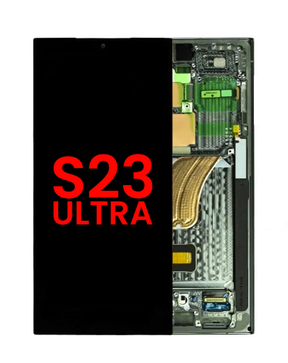 Picture of OLED Assembly with Frame for Galaxy S23 Ultra (S918) (GREEN) (Premium)