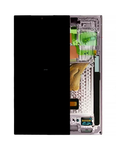 Picture of OLED Assembly with Frame for Galaxy S23 Ultra S918 (LAVENDER) (Service Pack)