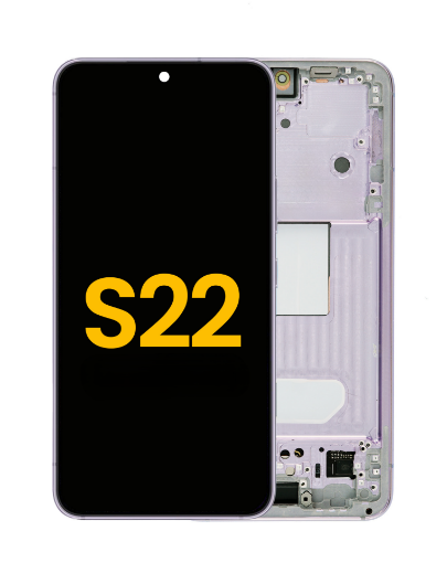 Picture of OLED Assembly with Frame for Galaxy S22 (S901) (VIOLET) (Premium)