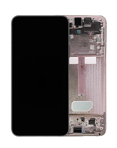 Picture of OLED Assembly with Frame for Galaxy S22 Plus (S906) (PINK GOLD) (Aftermarket OLED)