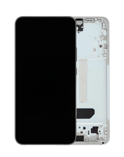 Picture of OLED Assembly with Frame for Galaxy S22 Plus (S906) (WHITE) (Aftermarket OLED)