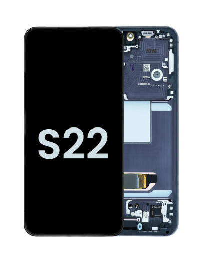 Picture of OLED Assembly with Frame for Galaxy S22 S901 (PHANTOM BLACK) (Service Pack)