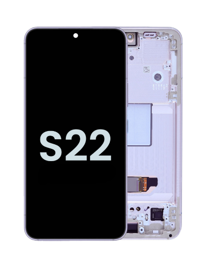 Picture of OLED Assembly with Frame for Galaxy S22 S901 (VIOLET) (Service Pack)