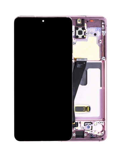 Picture of OLED Assembly with Frame for Galaxy S20 (G980 / G981) (Verizon UW) (CLOUD PINK) (Aftermarket OLED)