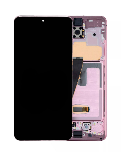 Picture of OLED Assembly with Frame for Galaxy S20 (G980 / G981) (Not Compatible with Verizon) (CLOUD PINK) (Premium)