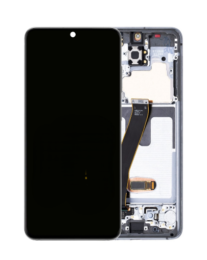 Picture of OLED Assembly with Frame for Galaxy S20 (G980 / G981) (Verizon UW) (Verizon UW) (CLOUD WHITE) (Premium)