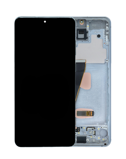 Picture of OLED Assembly with Frame for Galaxy S20 (G980 / G981) (Not Compatible with Verizon) (CLOUD BLUE) (Premium)