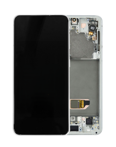 Picture of OLED Assembly with Frame for Galaxy S21 (G991) (PHANTOM SILVER) (Premium)