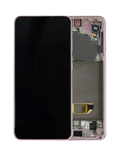 Picture of OLED Assembly with Frame for Galaxy S21 (G991) (PHANTOM PINK) (Aftermarket OLED)