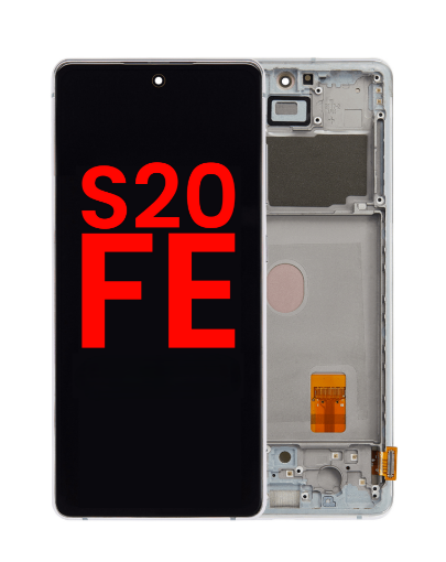 Picture of OLED Assembly with Frame for Galaxy S20 FE (G780) (CLOUD MINT) (Aftermarket OLED)