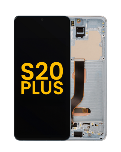 Picture of OLED Assembly with Frame for Galaxy S20 Plus 5G (G985 / G986) (CLOUD BLUE) (Premium)
