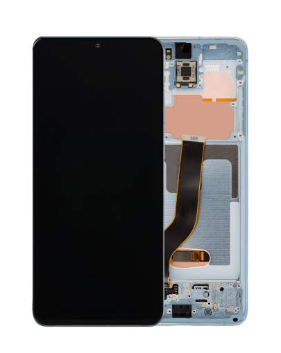 Picture of OLED Assembly with Frame for Galaxy S20 Plus G985 / G986 (CLOUD WHITE) (Service Pack)