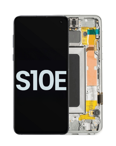 Picture of OLED Assembly with Frame for Galaxy S10E G970 (WHITE) (Service Pack)