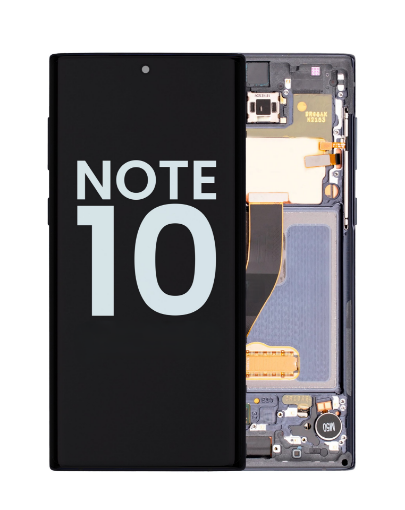 Picture of OLED Assembly with Frame for Galaxy Note 10 N970 (AURA BLACK) (Service Pack)