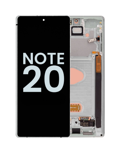 Picture of OLED Assembly with Frame for Galaxy Note 20 N980 / N981 (MYSTIC GRAY) (Service Pack)