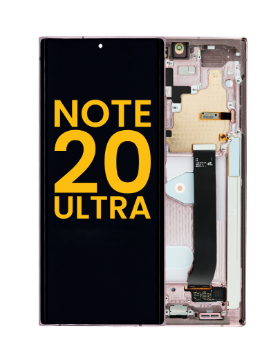 Picture of OLED Assembly with Frame for Galaxy Note 20 Ultra N985 / N986 (MYSTIC BRONZE) (Premium)