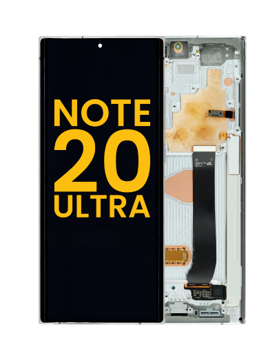 Picture of OLED Assembly with Frame for Galaxy Note 20 Ultra N985 / N986 (MYSTIC WHITE) (Premium)
