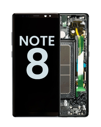 Picture of OLED Assembly with Frame for Galaxy Note 8 N950 (MIDNIGHT BLACK) (Premium)