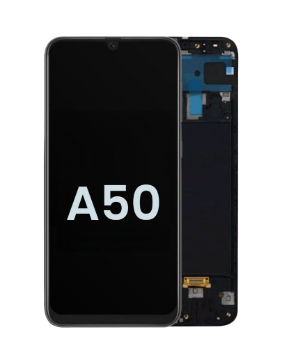 Picture of OLED Assembly with Frame for Galaxy A50 (A505 / 2019) (Service Pack)
