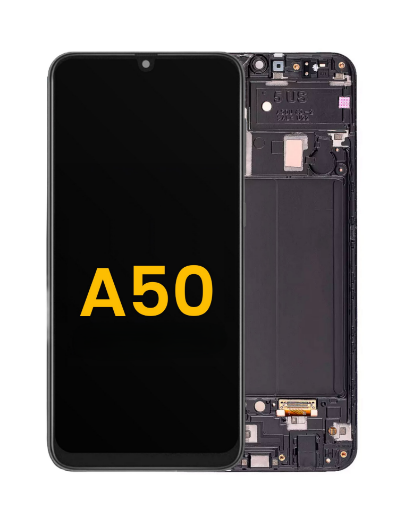 Picture of OLED Assembly with Frame for Galaxy A50 (A505U / 2019) (Premium)