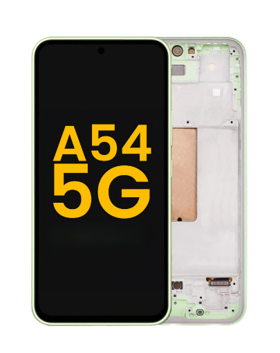 Picture of OLED Assembly with Frame for Galaxy A54 5G (A546 / 2023) (AWESOME LIME) (Premium)