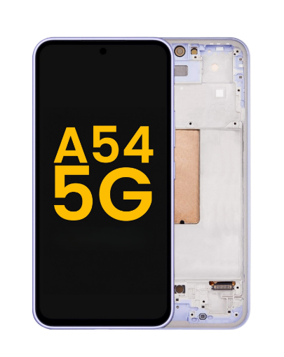Picture of OLED Assembly with Frame for Galaxy A54 5G (A546 / 2023) (AWESOME VIOLET) (Premium)