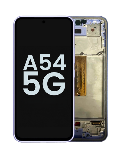Picture of OLED Assembly with Frame for Galaxy A54 5G (A546 / 2023) (AWESOME VIOLET) (Service Pack)