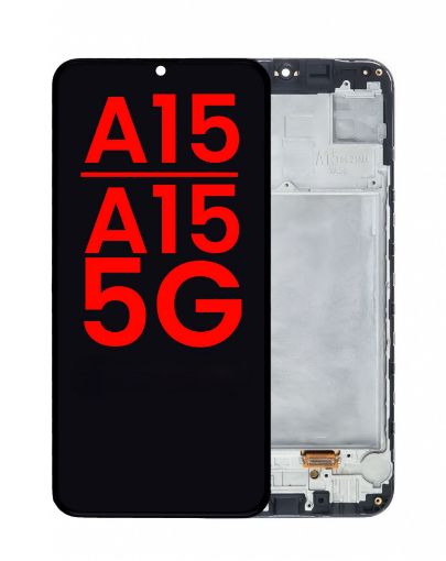 Picture of OLED Assembly with Frame for Galaxy A15 4G (A155 / 2023) / A15 5G (A156 / 2023) (6.5") (Aftermarket OLED)