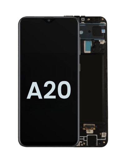 Picture of OLED Assembly with Frame for Galaxy A20 (A205 / 2019) (Service Pack)