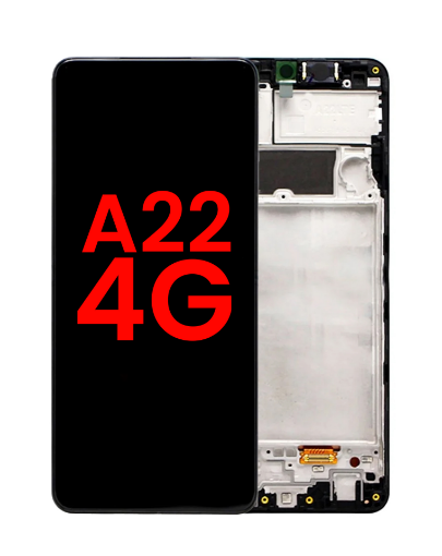 Picture of OLED Assembly with Frame for Galaxy A22 4G (A225 / 2021) (Service Pack)