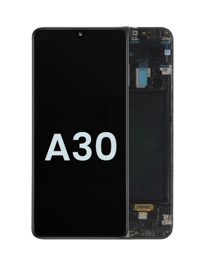 Picture of OLED Assembly with Frame for Galaxy A30 (A305 / 2019) (Service Pack)