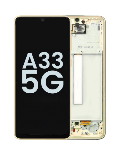 Picture of OLED Assembly with Frame for Galaxy A33 5G (A336 / 2022) (AWESOME PEACH) (Service Pack)