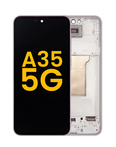 Picture of OLED Assembly with Frame for Galaxy A35 5G (A356 / 2024) (AWESOME LILAC) (Premium)