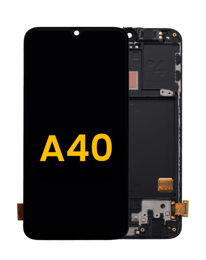 Picture of OLED Assembly with Frame for Galaxy A40 (A405 / 2019) (Premium)