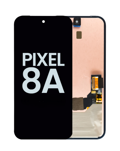 Picture of OLED Assembly for Google Pixel 8A (With Fingerprint Sensor) (Service Pack)