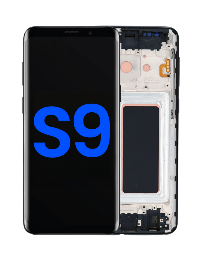 Picture of LCD Assembly with Frame for Galaxy S9 (G960) (MIDNIGHT BLACK) (Aftermarket INCELL)