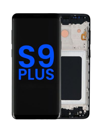 Picture of LCD Assembly with Frame for Galaxy S9 Plus G965 (MIDNIGHT BLACK) (Aftermarket INCELL)